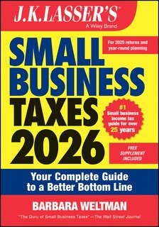 Front cover_J.K. Lasser's Small Business Taxes 2026