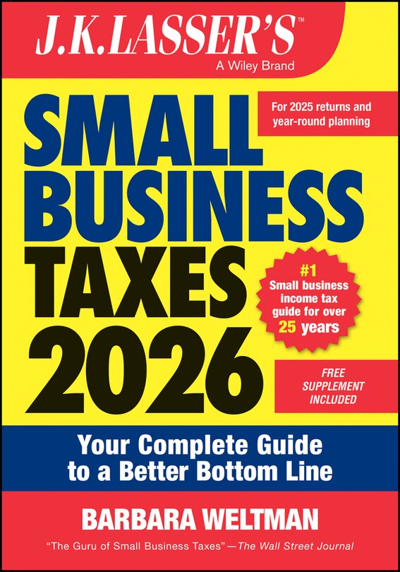 Front cover_J.K. Lasser's Small Business Taxes 2026