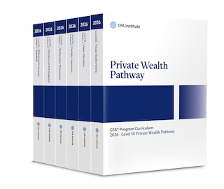 Couverture_2026 CFA Program Curriculum Level III Private Wealth Pathway Box Set