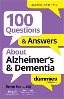 Front cover_100 Questions & Answers About Alzheimer's & Dementia For Dummies