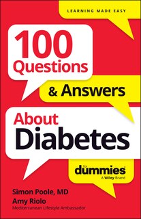 Front cover_100 Questions & Answers About Diabetes For Dummies
