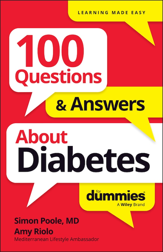 Front cover_100 Questions & Answers About Diabetes For Dummies
