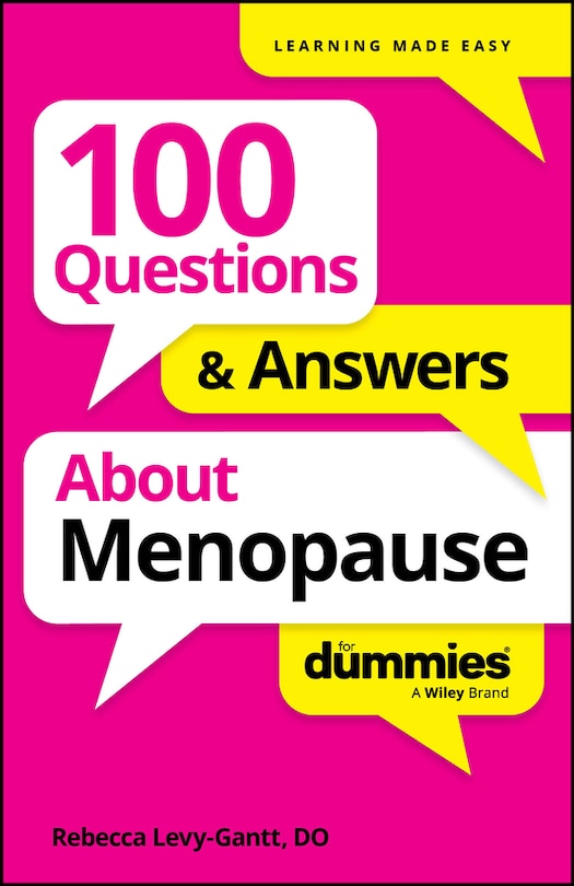 Couverture_100 Questions & Answers About Menopause For Dummies