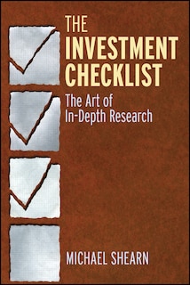 Front cover_The Investment Checklist