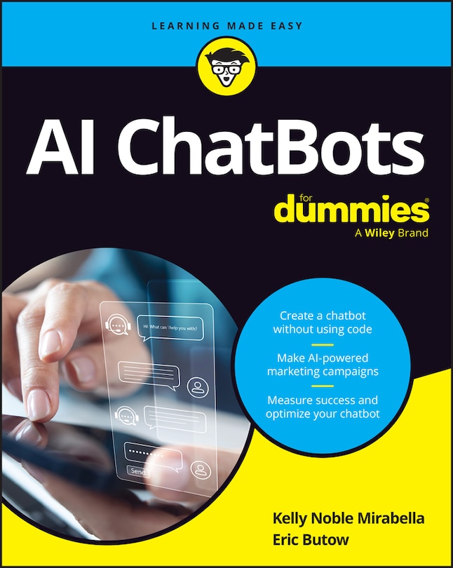 Front cover_AI ChatBots For Dummies
