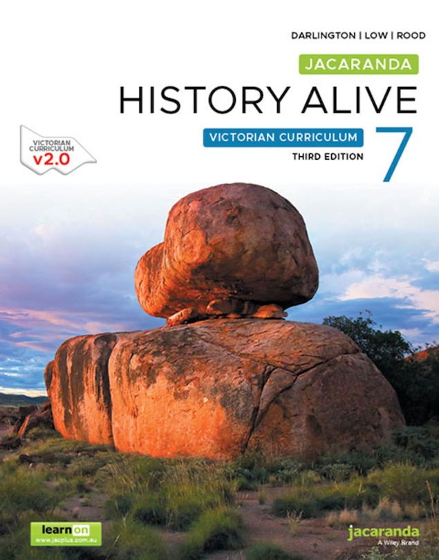Couverture_Jacaranda History Alive 7 Victorian Curriculum, 3e learnON and Print