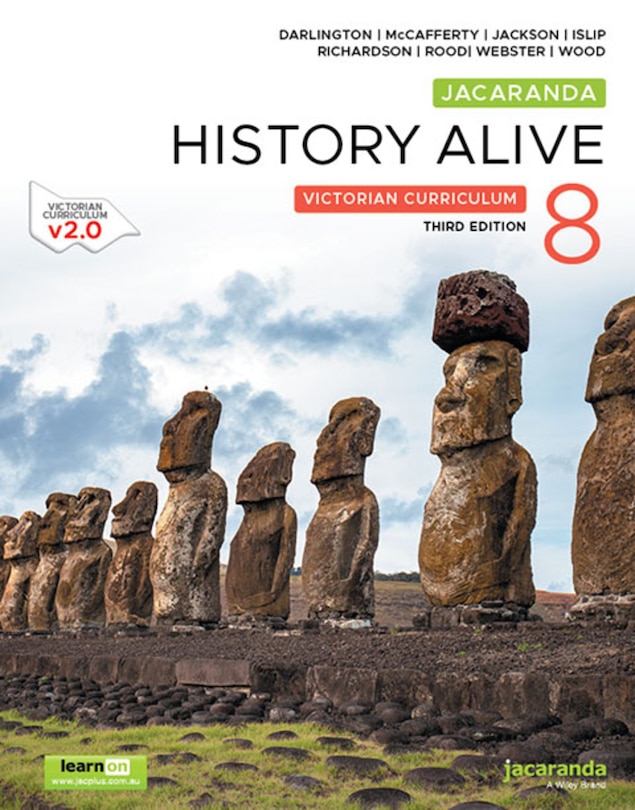 Couverture_Jacaranda History Alive 8 Victorian Curriculum, 3e learnON and Print