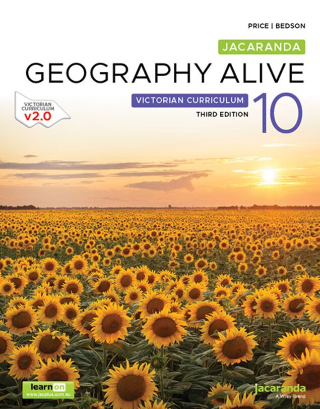 Front cover_Jacaranda Geography Alive 10 Victorian Curriculum, 3e learnON and Print