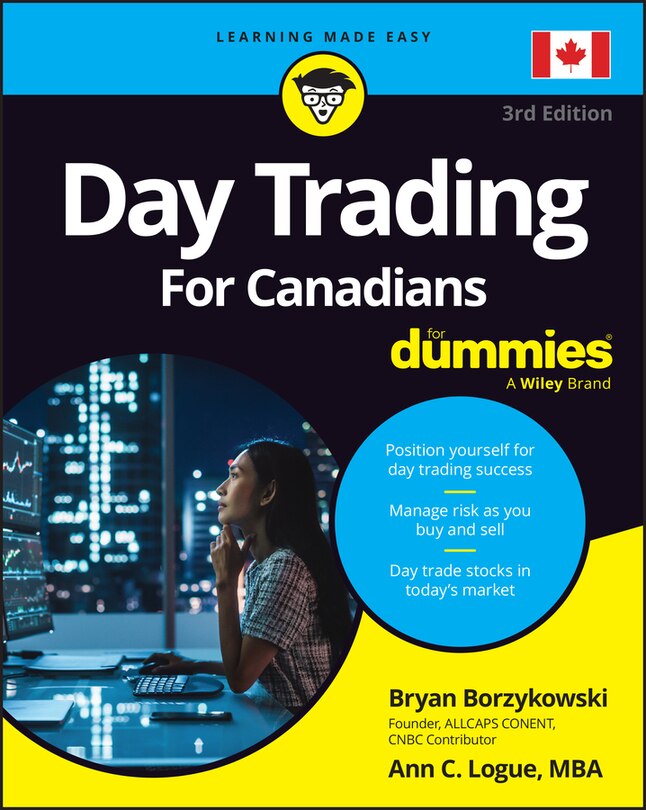 Front cover_Day Trading For Canadians For Dummies