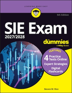 Couverture_SIE Exam 2027/2028 For Dummies (Securities Industry Essentials Exam Prep + Practice Tests & Flashcards Online)