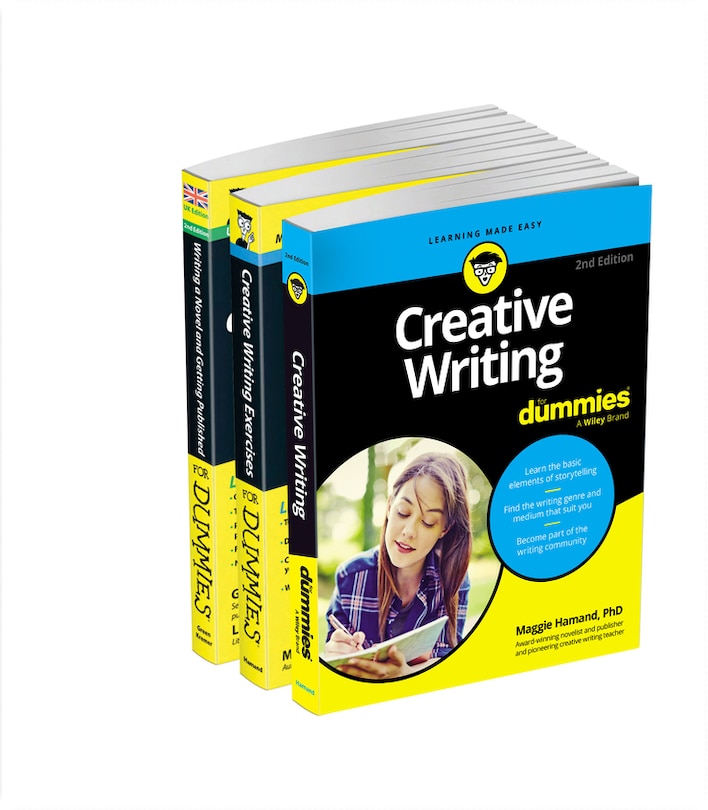 Couverture_Creative Writing For Dummies Bundle: Creative Writing For Dummies, 2e / Writing a Novel & Getting Published For Dummies UK 2e / Creative Writing Exercises For Dummies UK 1e