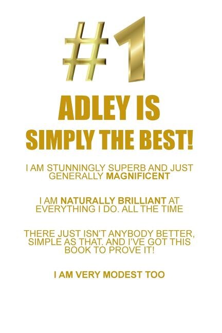 Front cover_ADLEY IS SIMPLY THE BEST AFFIRMATIONS WORKBOOK Positive Affirmations Workbook Includes