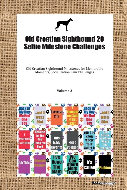 Old Croatian Sighthound 20 Selfie Milestone Challenges Old Croatian Sighthound Milestones For Memorable Moments, Socialization, Fun Challenges Volume 2