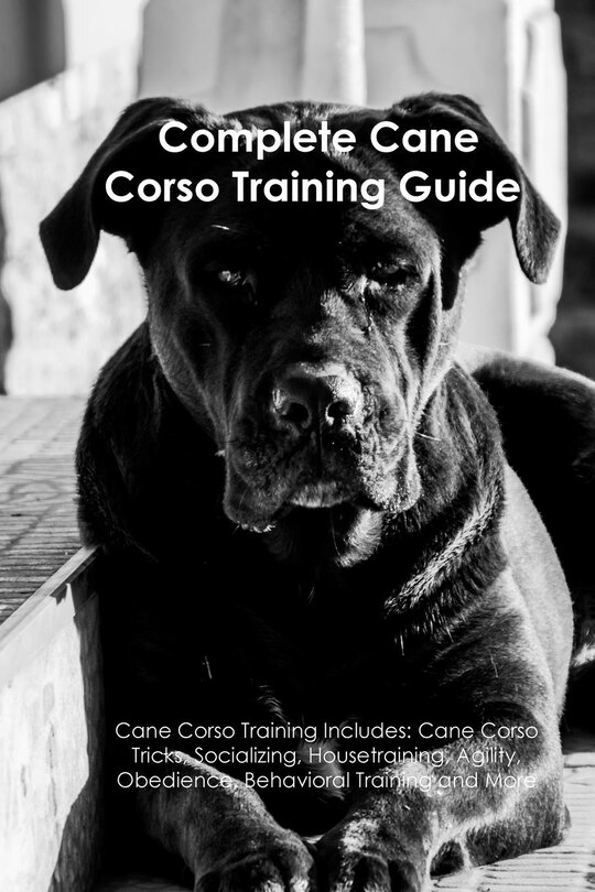 Front cover_The Cane Corso Training Guide. Cane Corso Training Includes