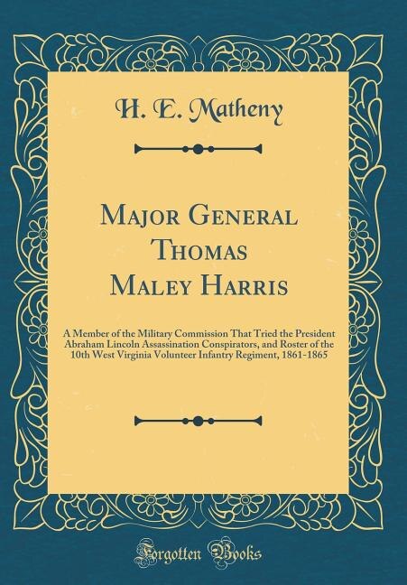 Couverture_Major General Thomas Maley Harris