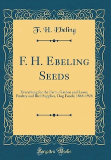 Front cover_F. H. Ebeling Seeds