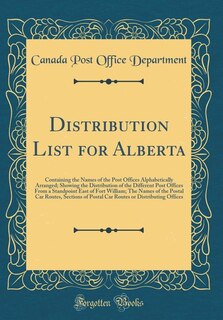 Couverture_Distribution List for Alberta