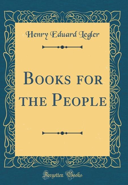 Front cover_Books for the People (Classic Reprint)