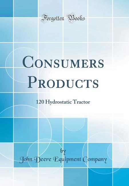 Front cover_Consumers Products
