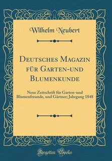 Front cover_Deutsches Magazin für Garten-und Blumenkunde