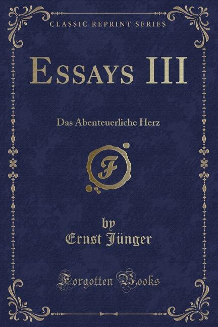 Front cover_Essays III