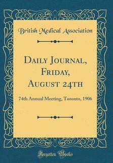 Couverture_Daily Journal, Friday, August 24th