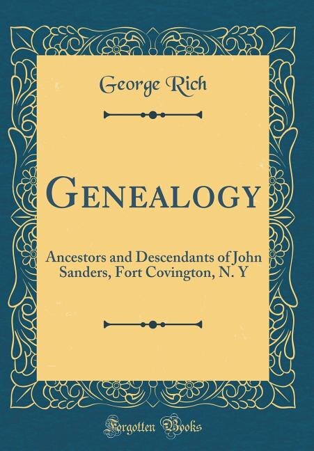 Front cover_Genealogy