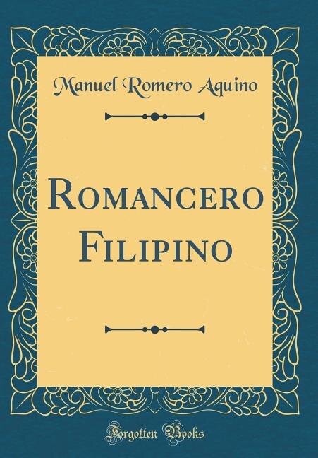 Couverture_Romancero Filipino (Classic Reprint)