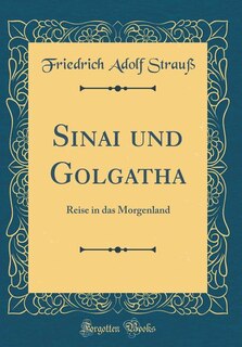 Front cover_Sinai und Golgatha