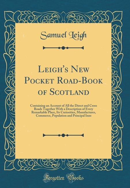 Front cover_Leigh's New Pocket Road-Book of Scotland