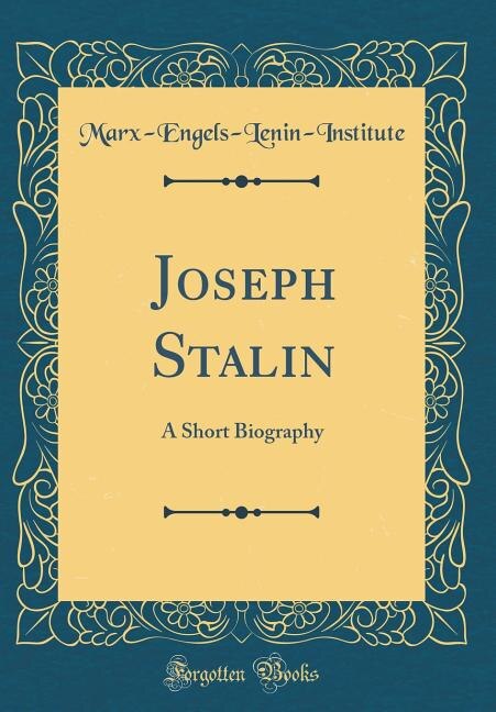 Front cover_Joseph Stalin