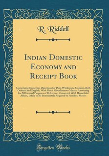 Couverture_Indian Domestic Economy and Receipt Book