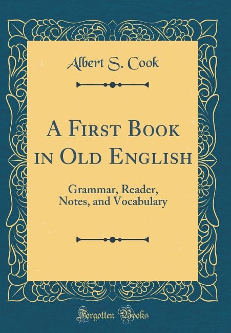 Couverture_A First Book in Old English