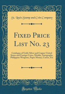 Couverture_Fixed Price List No. 23