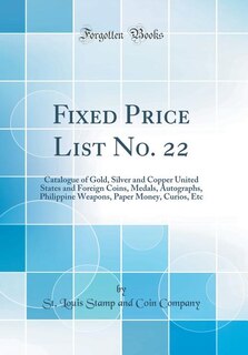 Couverture_Fixed Price List No. 22