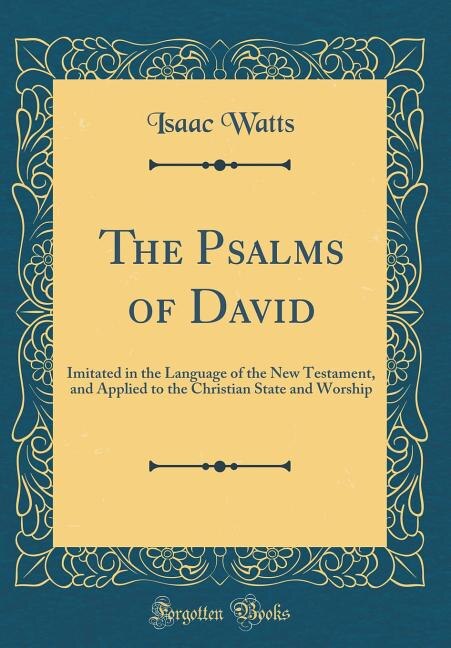 Front cover_The Psalms of David