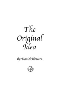 Front cover_The Original Idea