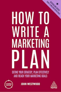 Front cover_How To Write A Marketing Plan