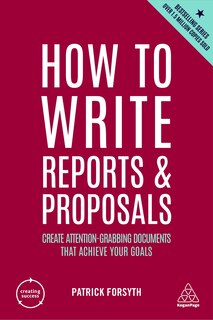 Front cover_How To Write Reports And Proposals