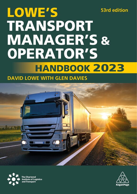 Couverture_Lowe's Transport Manager's and Operator's Handbook 2023