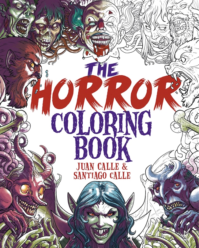 Front cover_The Horror Coloring Book