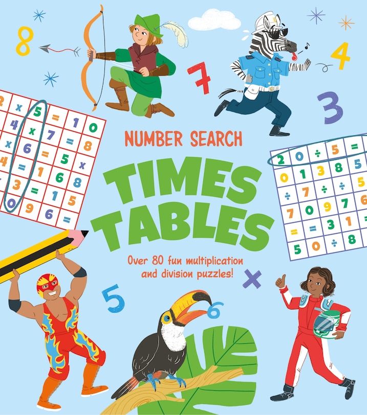Front cover_Number Search: Times Tables