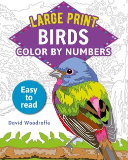 Couverture_Large Print Color By Numbers Birds