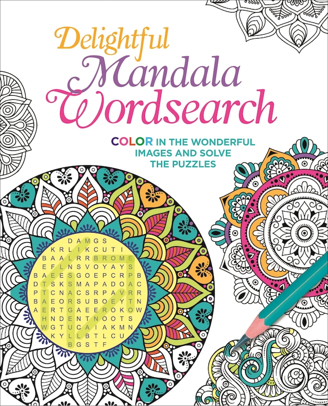 Front cover_Delightful Mandala Wordsearch