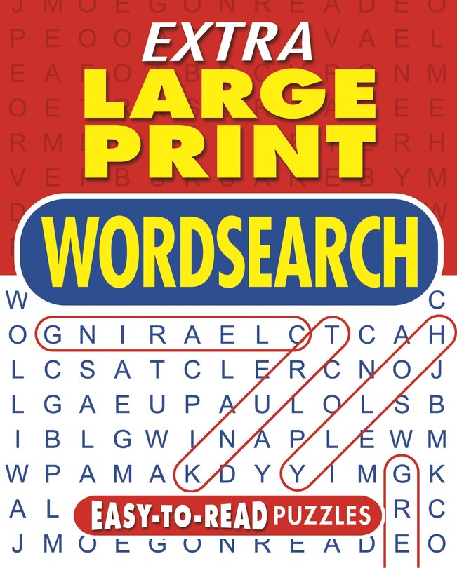Couverture_Extra Large Print Wordsearch