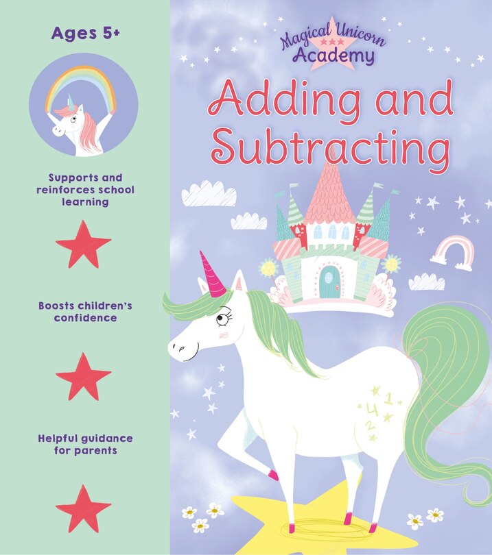 Front cover_Magical Unicorn Academy: Adding And Subtracting