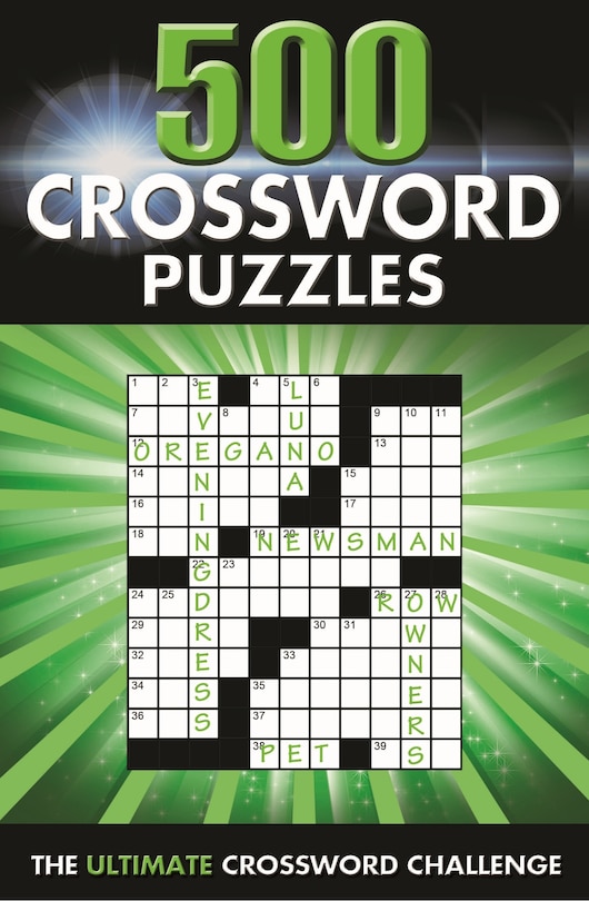 Front cover_500 Crossword Puzzles