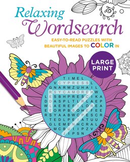 Front cover_Relaxing Large Print Wordsearch
