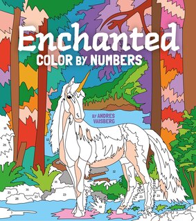 Front cover_Enchanted Color by Numbers