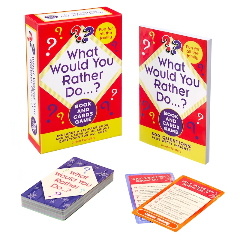 Front cover_What Would You Rather Do..? Book and Cards Game